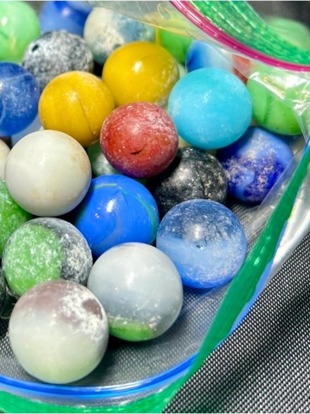 Mixed Glass Marbles - Multicolor Collection